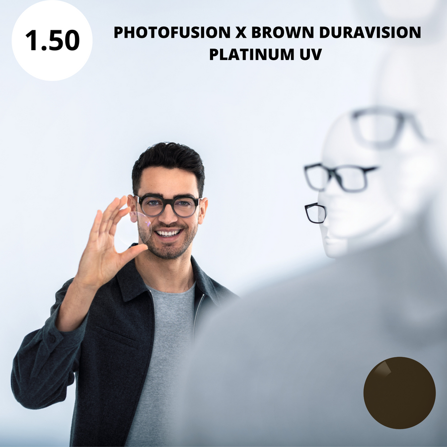 ZEISS FSV CLEARVIEW 1.50 PhotoFusion X Brown DuraVision Platinum UV