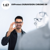 ZEISS FSV CLEARVIEW 1.67 UVProtect DuraVision Chrome UV